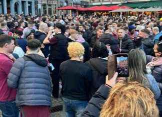 Edinburgh Hearts Fans Pack Bruges Square for European Match news-28112024-235945