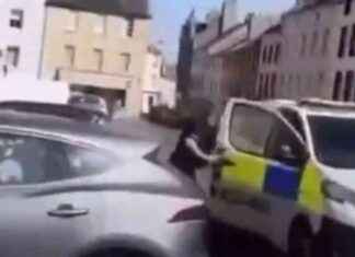 Man arrested for crashing into East Lothian police officer man-arrested-for-crashing-into-east-lothian-police-officer