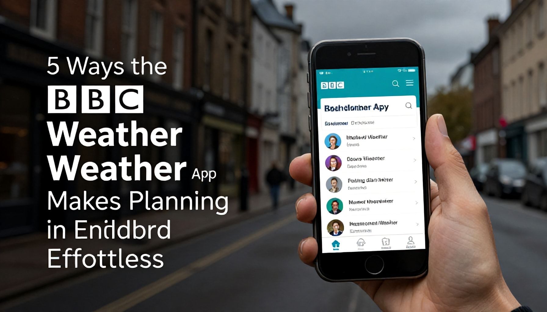 5 Ways the BBC Weather App Makes Planning in Edinburgh Effortless*