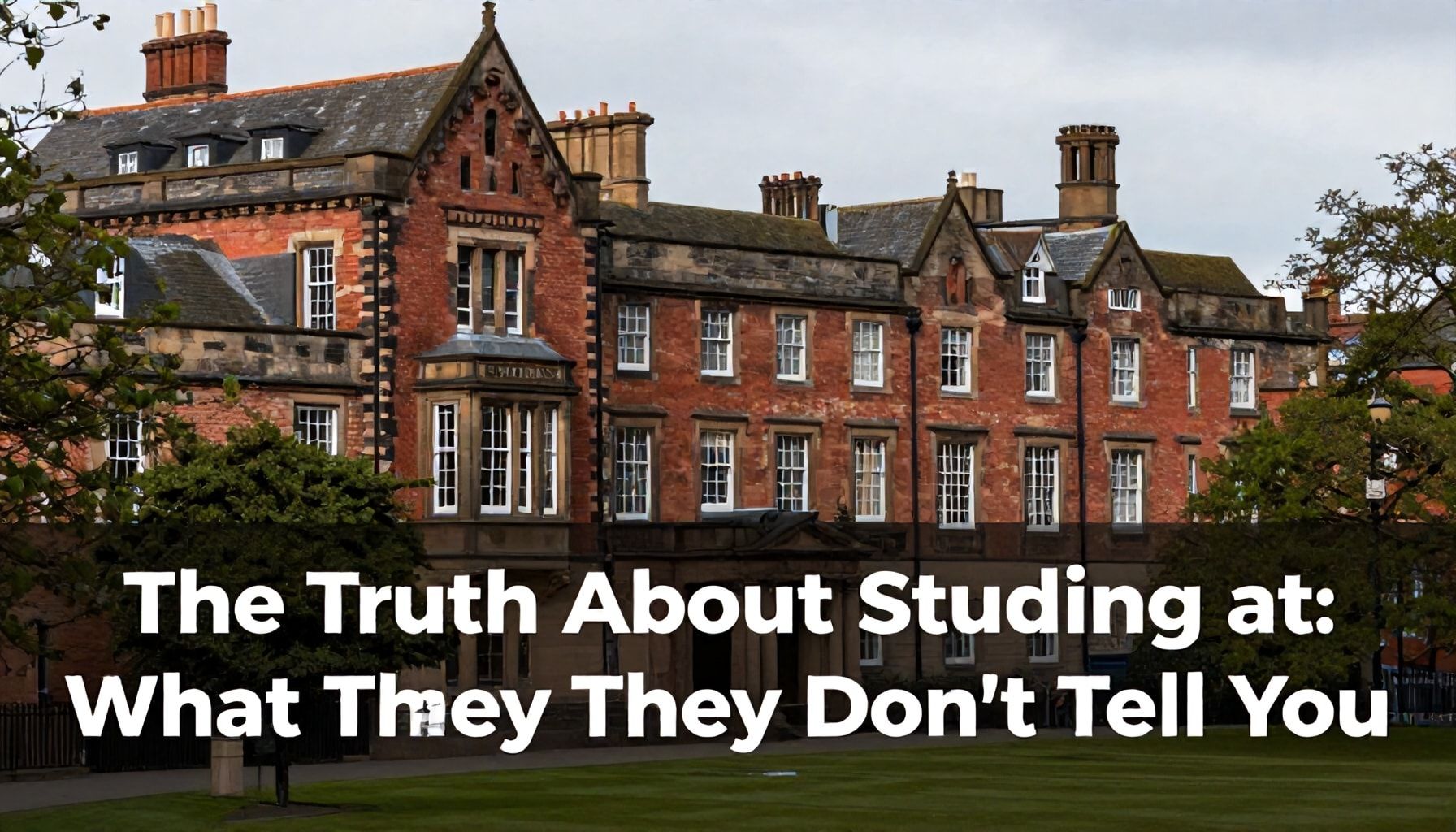 The Truth About Studying at Edinburgh: What They Don’t Tell You*