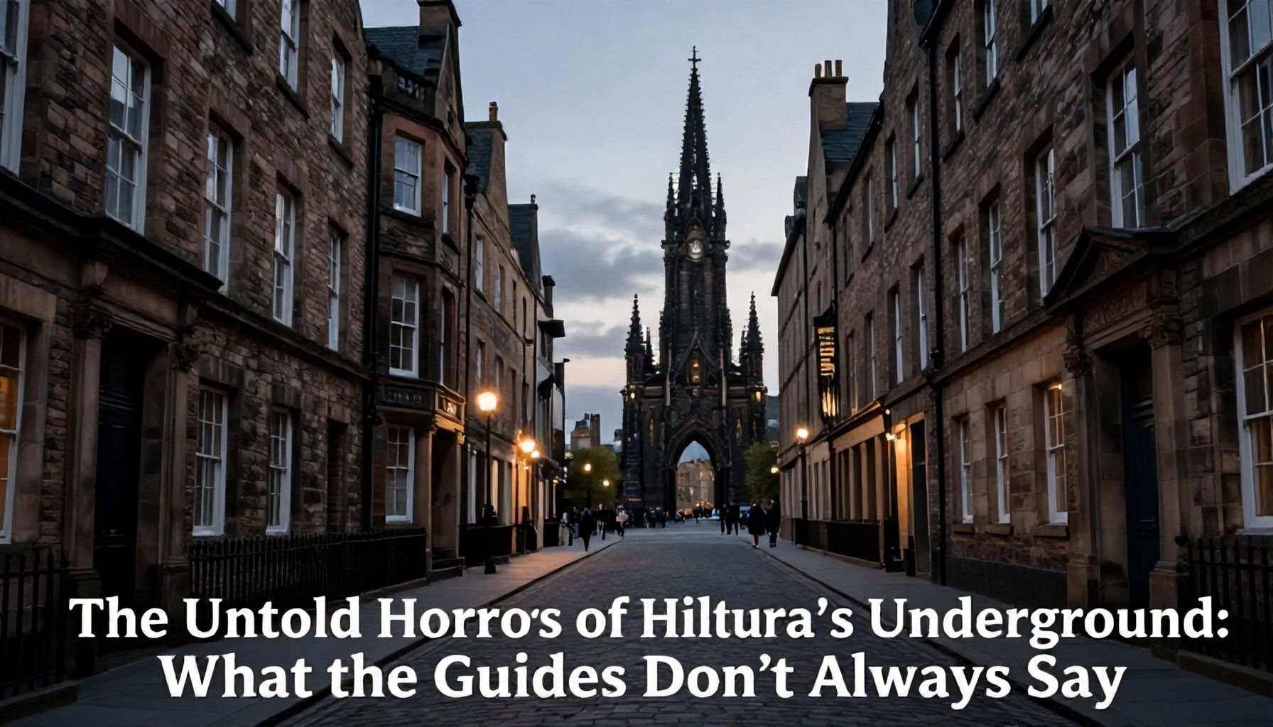 The Untold Horrors of Edinburgh’s Underground: What the Guides Don’t Always Say*