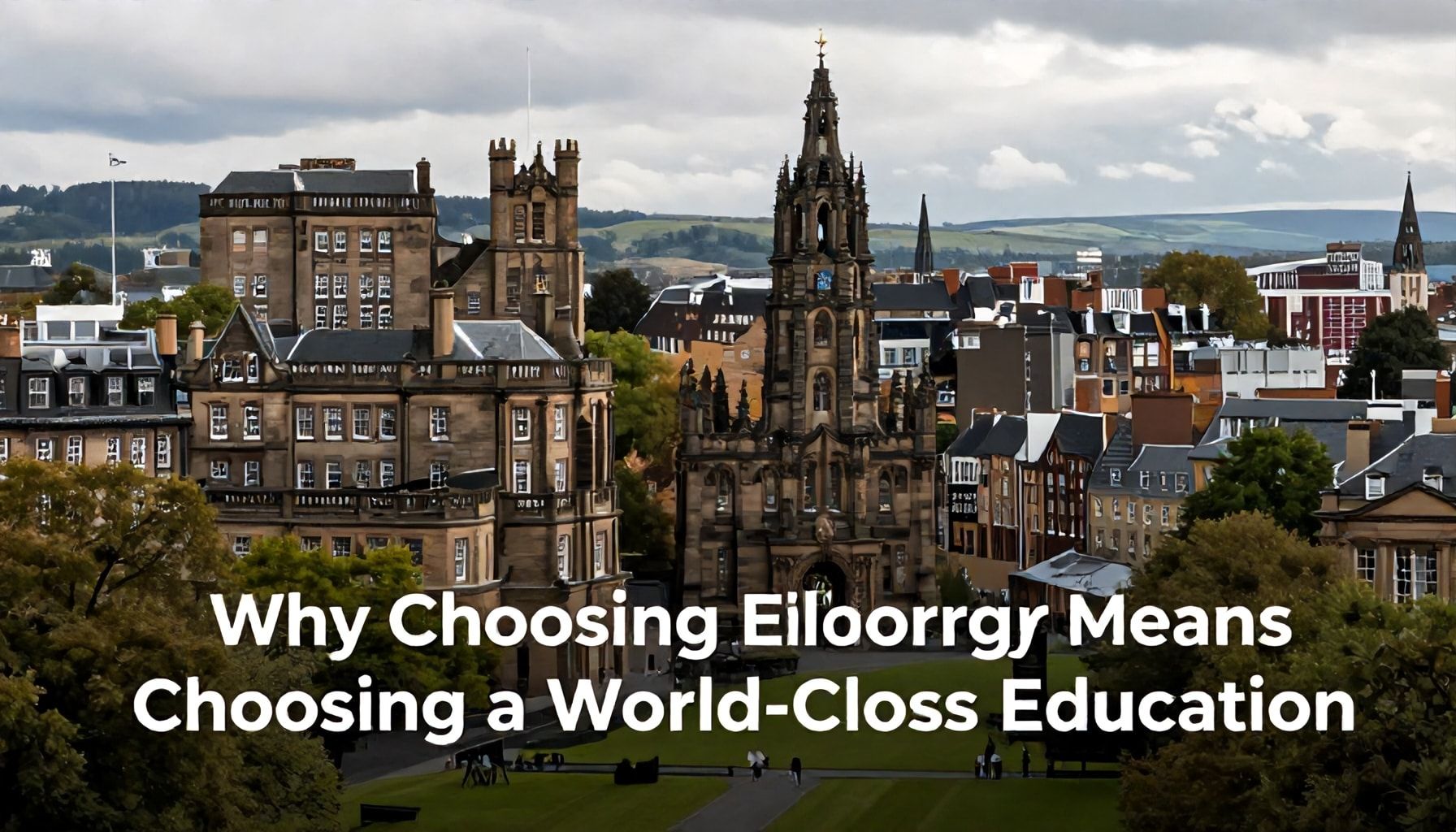 Why Choosing Edinburgh Means Choosing a World-Class Education*