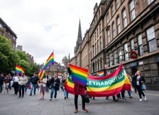 Edinburgh’s LGBTQ+ Community Celebrates Milestone Amidst Ongoing Debates Edinburgh's LGBTQ+ Community Celebrates Milestone Amidst Ongoing Discussions