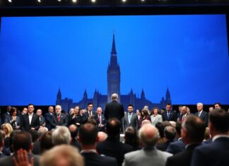 Global Leaders Converge in Edinburgh for Climate Change Summit Global leaders gather in Edinburgh for a climate change summit.