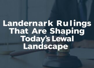 Inside Landmark Rulings That Are Shaping Today’s Legal Landscape Inside Landmark Rulings That Are Shaping Today’s Legal Landscape